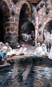 18" x 24" / Canvas Wrap The Pool Of Bethesda By James Tissot Fine Art Print
