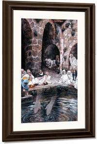 18" x 24" / Canvas Wrap The Pool Of Bethesda By James Tissot Fine Art Print