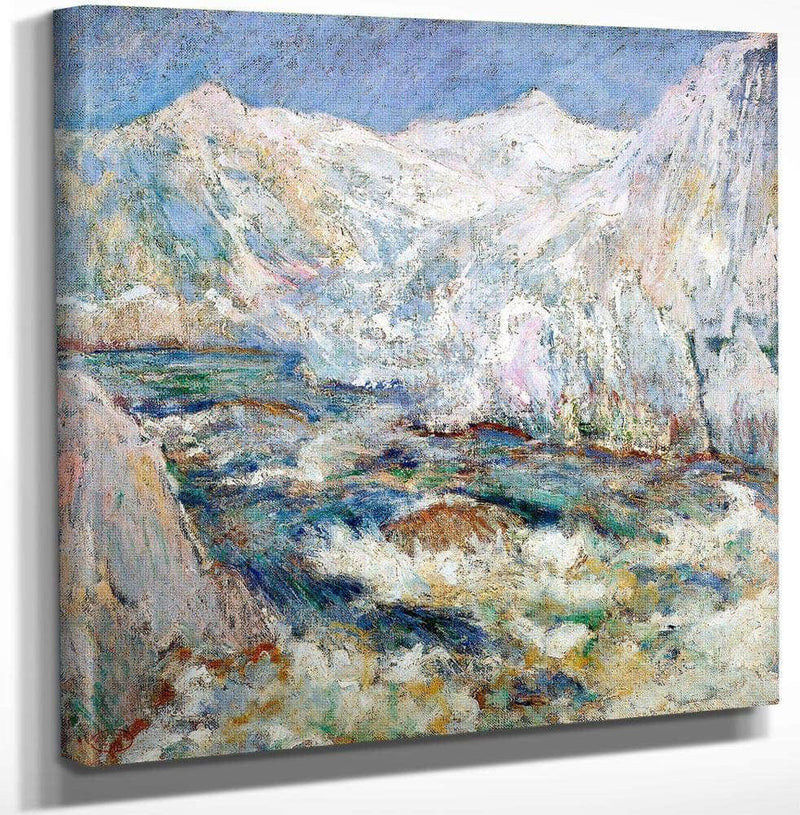 18" x 24" / Canvas Wrap The Rapids, Yellowstone By John Henry Twachtman Fine Art Print