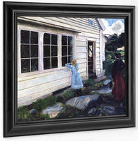 18" x 24" / Canvas Wrap The Shady Side Of The Jølster Parsonage By Nicolai Astrup Fine Art Print