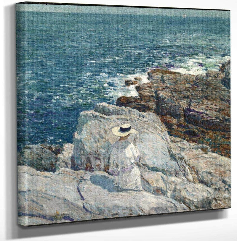 18" x 24" / Canvas Wrap The South Ledges, Appledore By Childe Hassam Fine Art Print