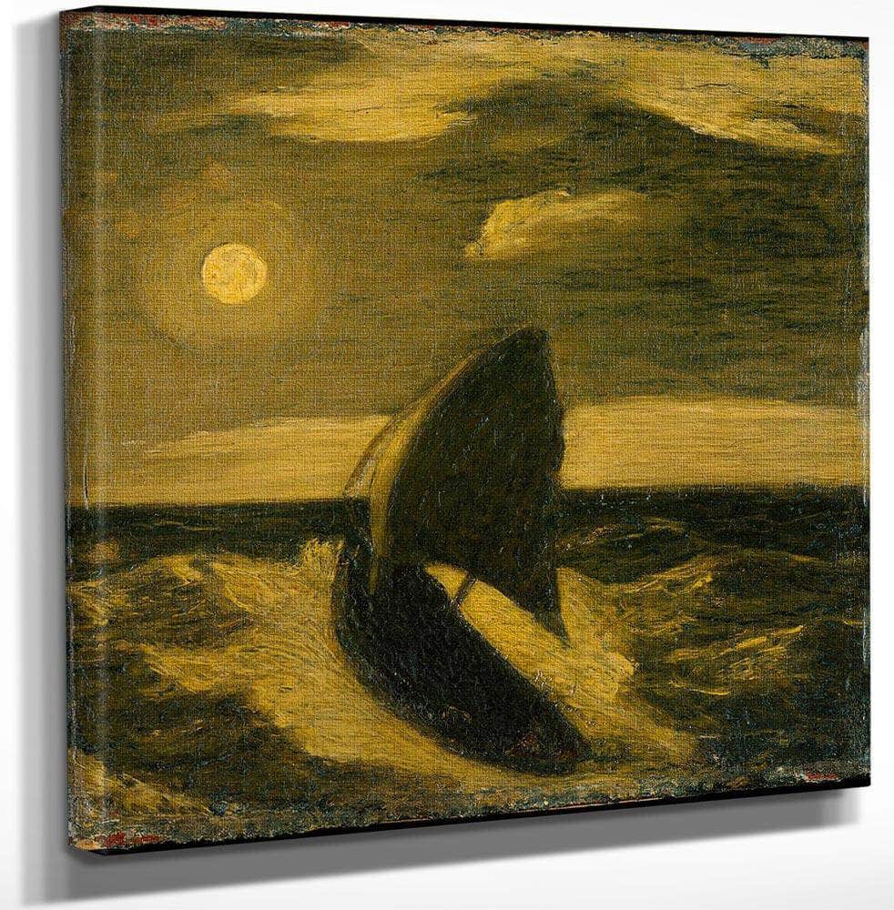 18" x 24" / Canvas Wrap The Toilers Of The Sea By Albert Pinkham Ryder Fine Art Print