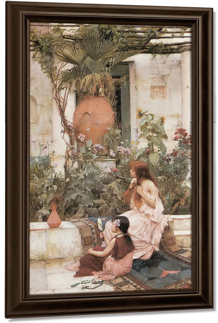 18" x 24" / Canvas Wrap The Toilet By John Waterhouse Fine Art Print