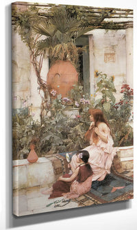 18" x 24" / Canvas Wrap The Toilet By John Waterhouse Fine Art Print