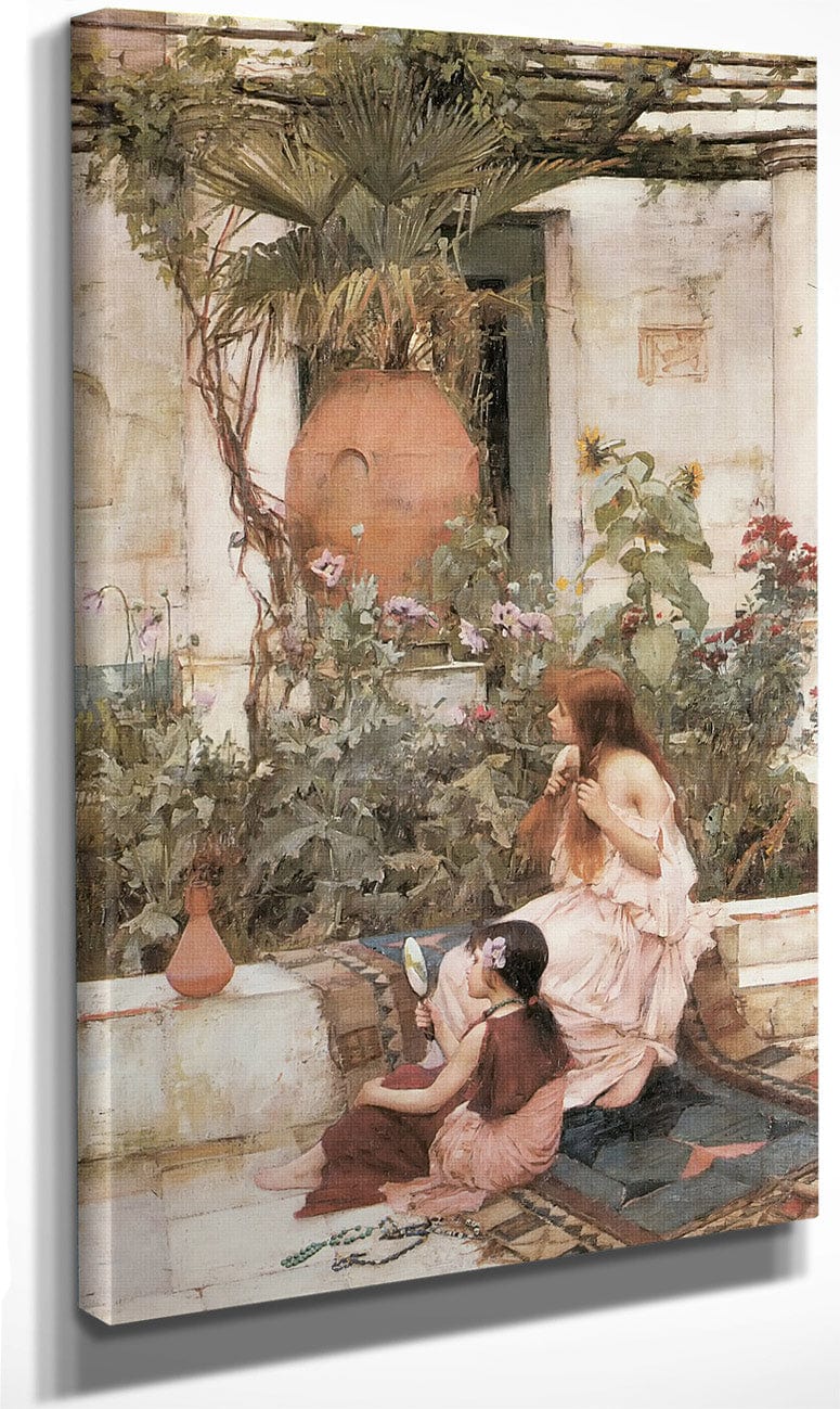 18" x 24" / Canvas Wrap The Toilet By John Waterhouse Fine Art Print