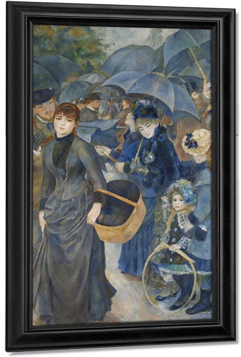 18" x 24" / Canvas Wrap The Umbrellas By Pierre Auguste Renoir Fine Art Print