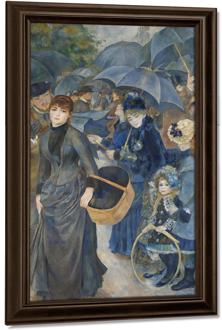 18" x 24" / Canvas Wrap The Umbrellas By Pierre Auguste Renoir Fine Art Print