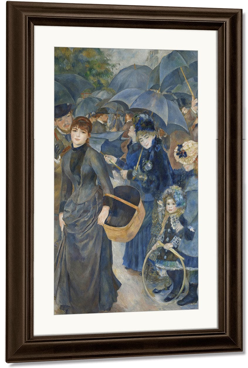 18" x 24" / Canvas Wrap The Umbrellas By Pierre Auguste Renoir Fine Art Print