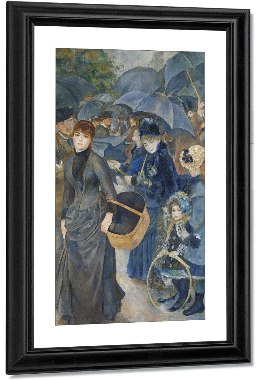 18" x 24" / Canvas Wrap The Umbrellas By Pierre Auguste Renoir Fine Art Print