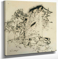 18" x 24" / Canvas Wrap The Vicarage (Mirrored) By Nicolai Astrup Fine Art Print