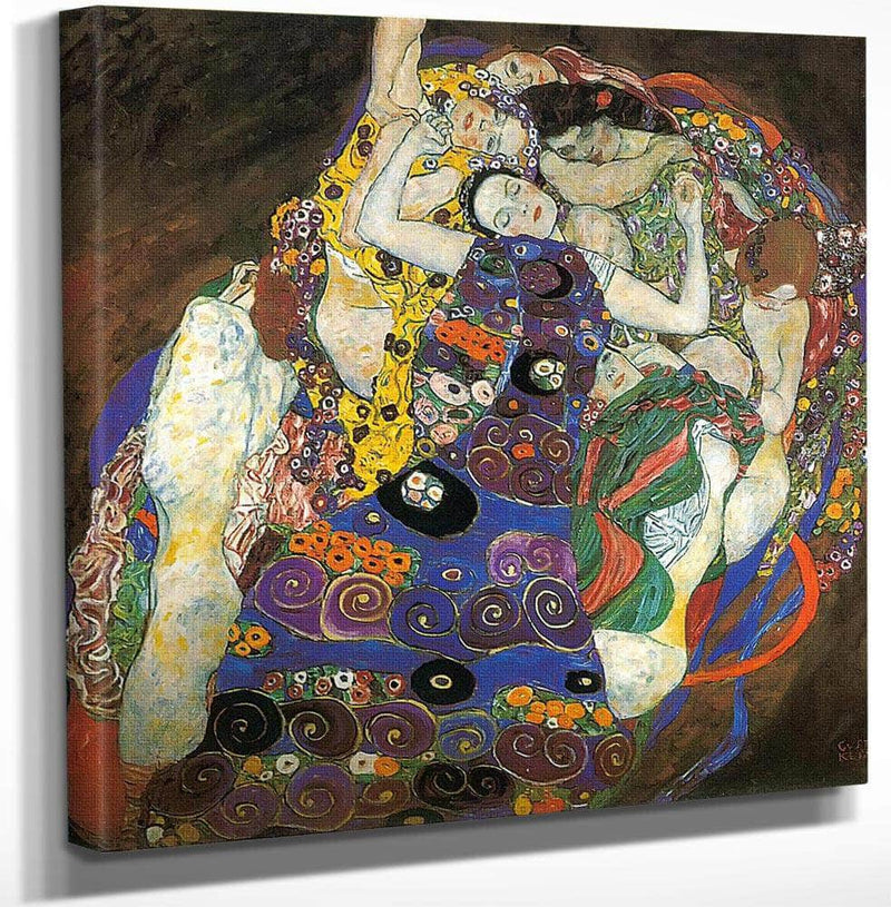 18" x 24" / Canvas Wrap Virgin By Gustav Klimt Fine Art Print