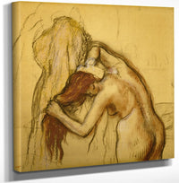 18" x 24" / Canvas Wrap Woman Drying Herself, C. 1905 By Edgar Degas Fine Art Print