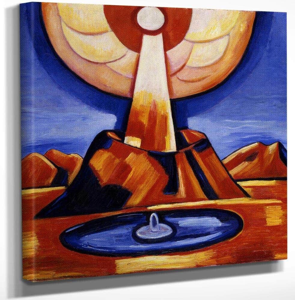 18" x 24" / Canvas Wrap Yliaster (Paracelsus) By Marsden Hartley Fine Art Print