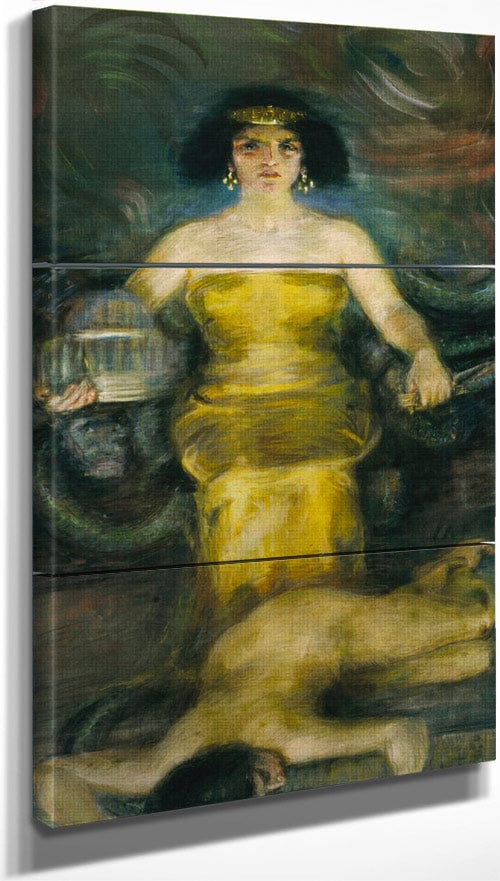 18" x 36" / Split Canvas Babylon By Alice Pike Barney Fine Art Print