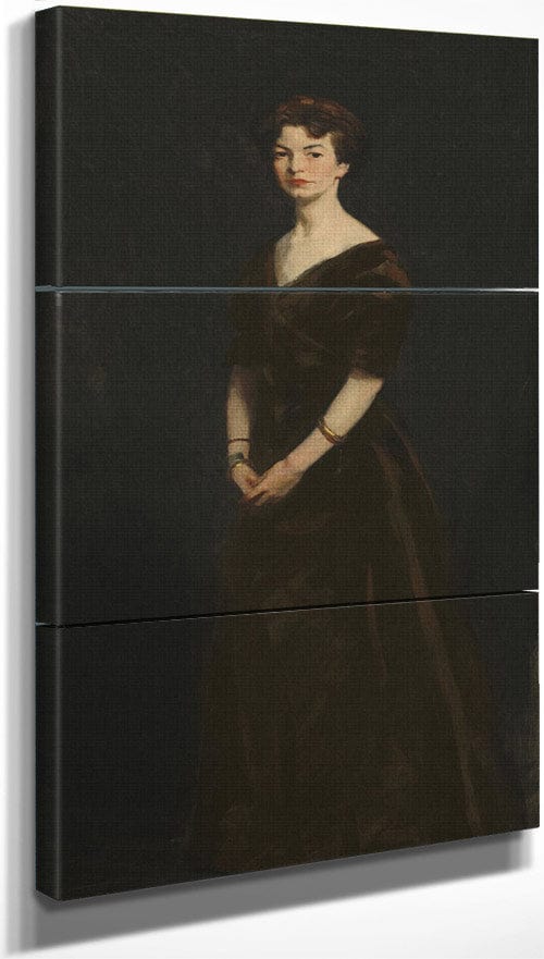 18" x 36" / Split Canvas Edith Reynolds By Robert Henri Fine Art Print