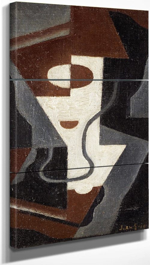 18" x 36" / Split Canvas Glass By Juan Gris Fine Art Print