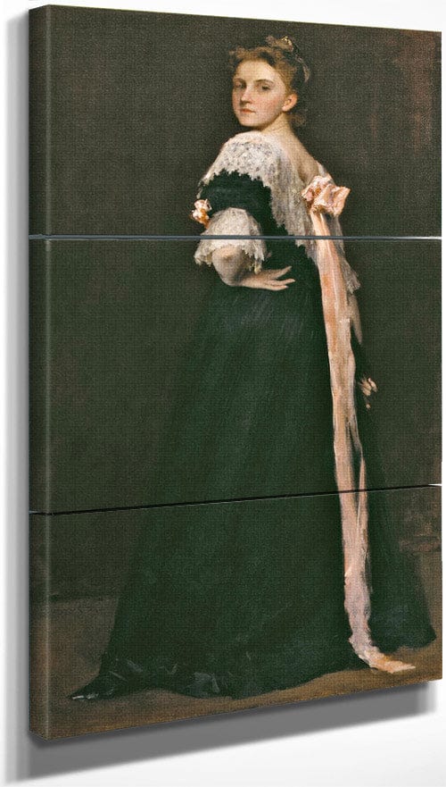 18" x 36" / Split Canvas Lydia Field Emmet By Chase William Merritt Fine Art Print