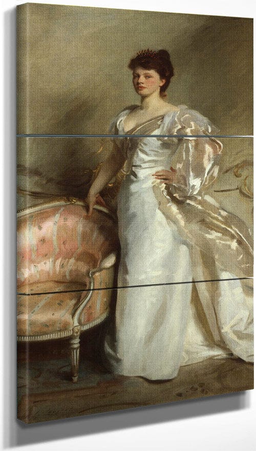 18" x 36" / Split Canvas Mrs George Swinton (Elizabeth Ebsworth) By John Singer Sargent Fine Art Print