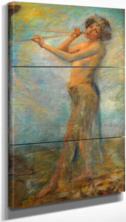 18" x 36" / Split Canvas Pagan Dancer By Alice Pike Barney Fine Art Print
