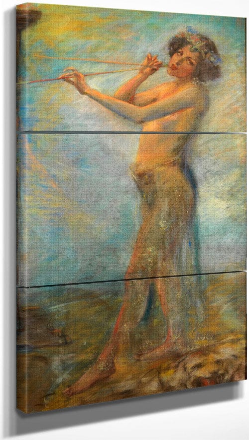 18" x 36" / Split Canvas Pagan Dancer By Alice Pike Barney Fine Art Print
