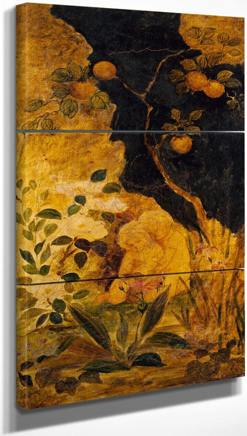 18" x 36" / Split Canvas Panel For A Screen  Children Playing With A Rabbit By Albert Pinkham Ryder Fine Art Print