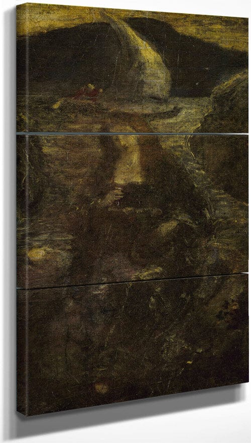 18" x 36" / Split Canvas Passing Song By Albert Pinkhamryder Fine Art Print