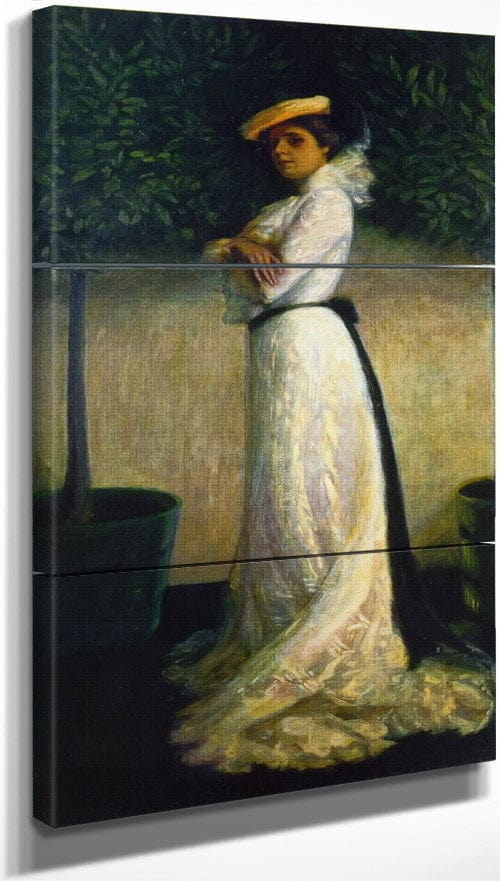 18" x 36" / Split Canvas Portrait Of My Sister Carrie W Stettheimer By Florine Stettheimer Fine Art Print