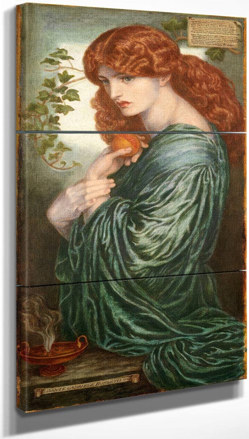 18" x 36" / Split Canvas Proserpine 1882 39 2X78 7Cm Birmingham Museum And Art Gallery By Dante Gabriel Rossetti Fine Art Print