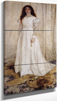 18" x 36" / Split Canvas Symphony In White No 1 (The White Girl) 1862 James McNeill Whistler Fine Art Print