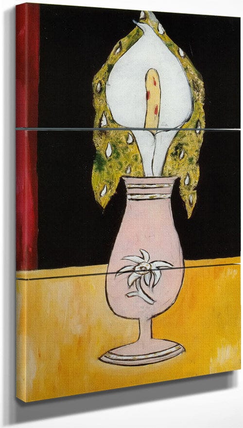 18" x 36" / Split Canvas Tinseled Flowers By Marsden Hartley Fine Art Print