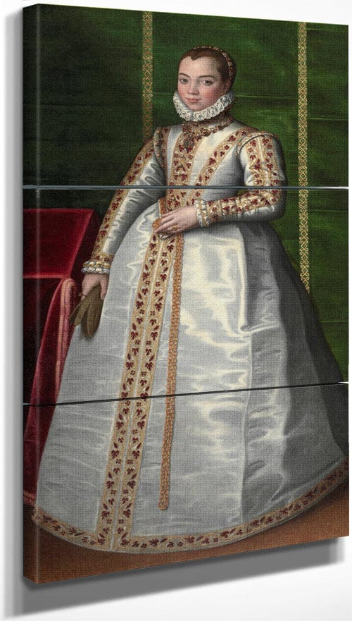 18" x 36" / Split Canvas Unknown Noblewoman 1565 By Sofonisba Anguissola Fine Art Print