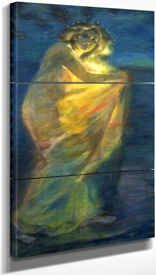 18" x 36" / Split Canvas Woman Clothed With The Sun By Alice Pike Barney Fine Art Print