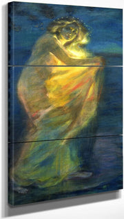 18" x 36" / Split Canvas Woman Clothed With The Sun By Alice Pike Barney Fine Art Print