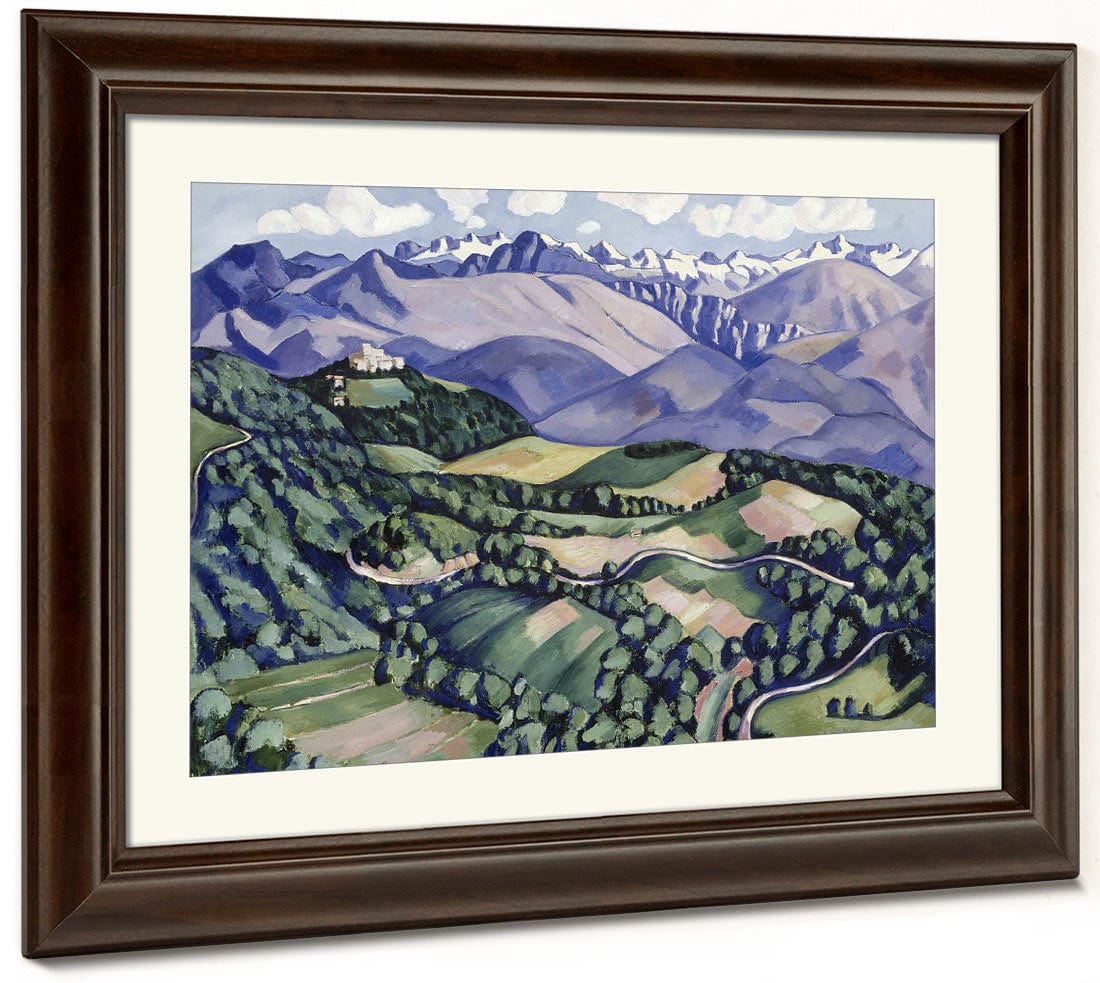 Purple Mountains, Vence By Marsden Hartley Fine Art Print 2