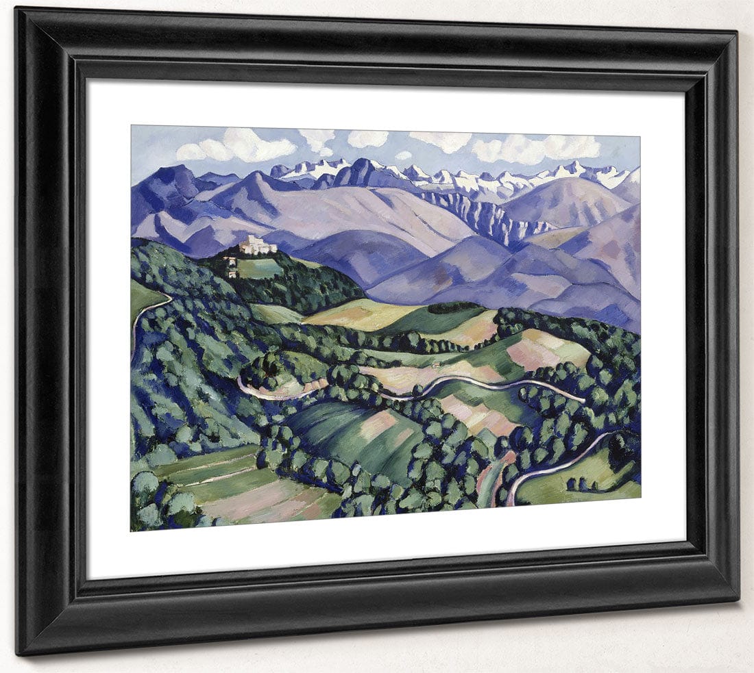Purple Mountains, Vence By Marsden Hartley Fine Art Print 2