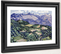 Purple Mountains, Vence By Marsden Hartley Fine Art Print 2