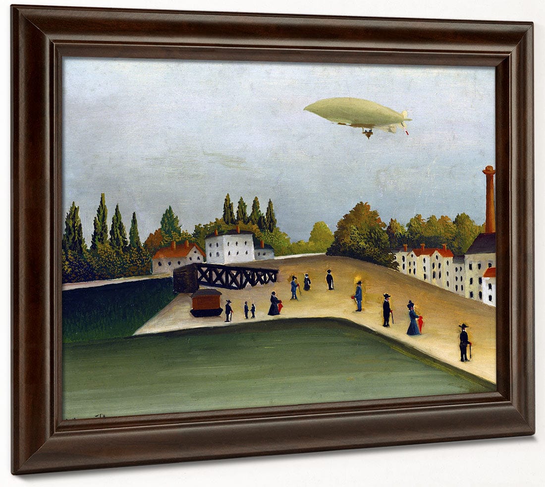 Quai D'ivry By Henri Julien Felix Rousseau Fine Art Print 2