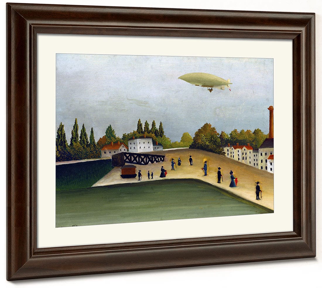 Quai D'ivry By Henri Julien Felix Rousseau Fine Art Print 2
