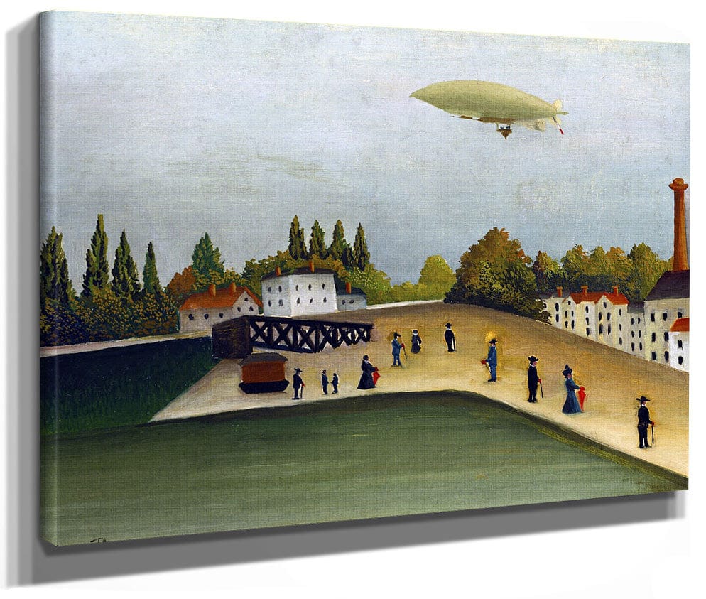 Quai D'ivry By Henri Julien Felix Rousseau Fine Art Print 2