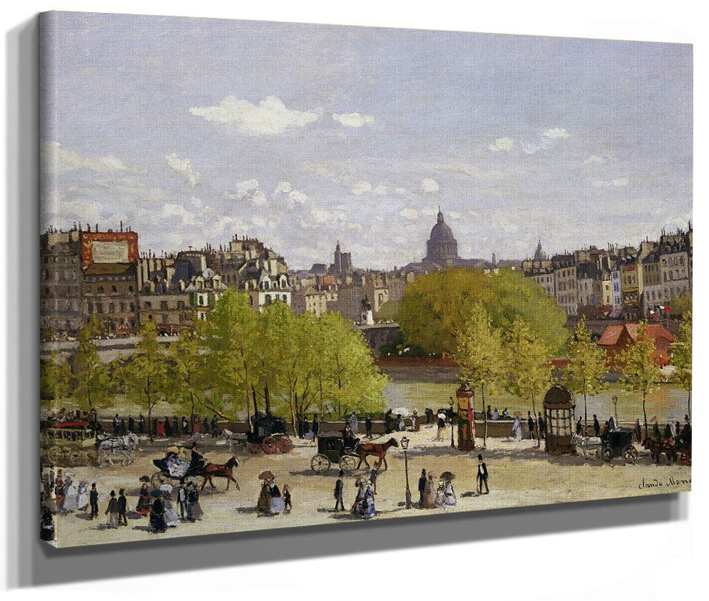Quai Du Louvre, Paris, By Claude Monet Fine Art Print 2