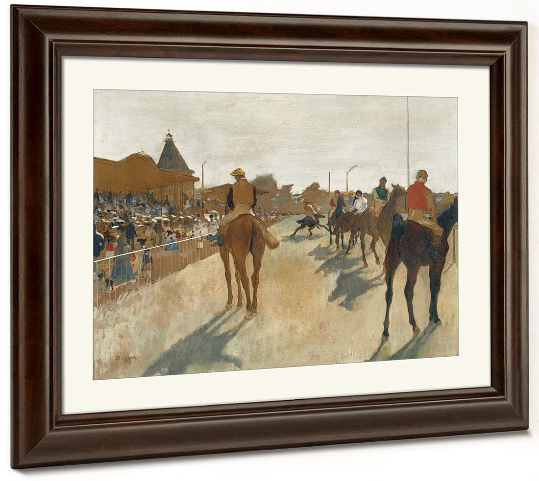 Race Horses Before The Stands, Ca. 1866 68 By Edgar Degas Fine Art Print 2