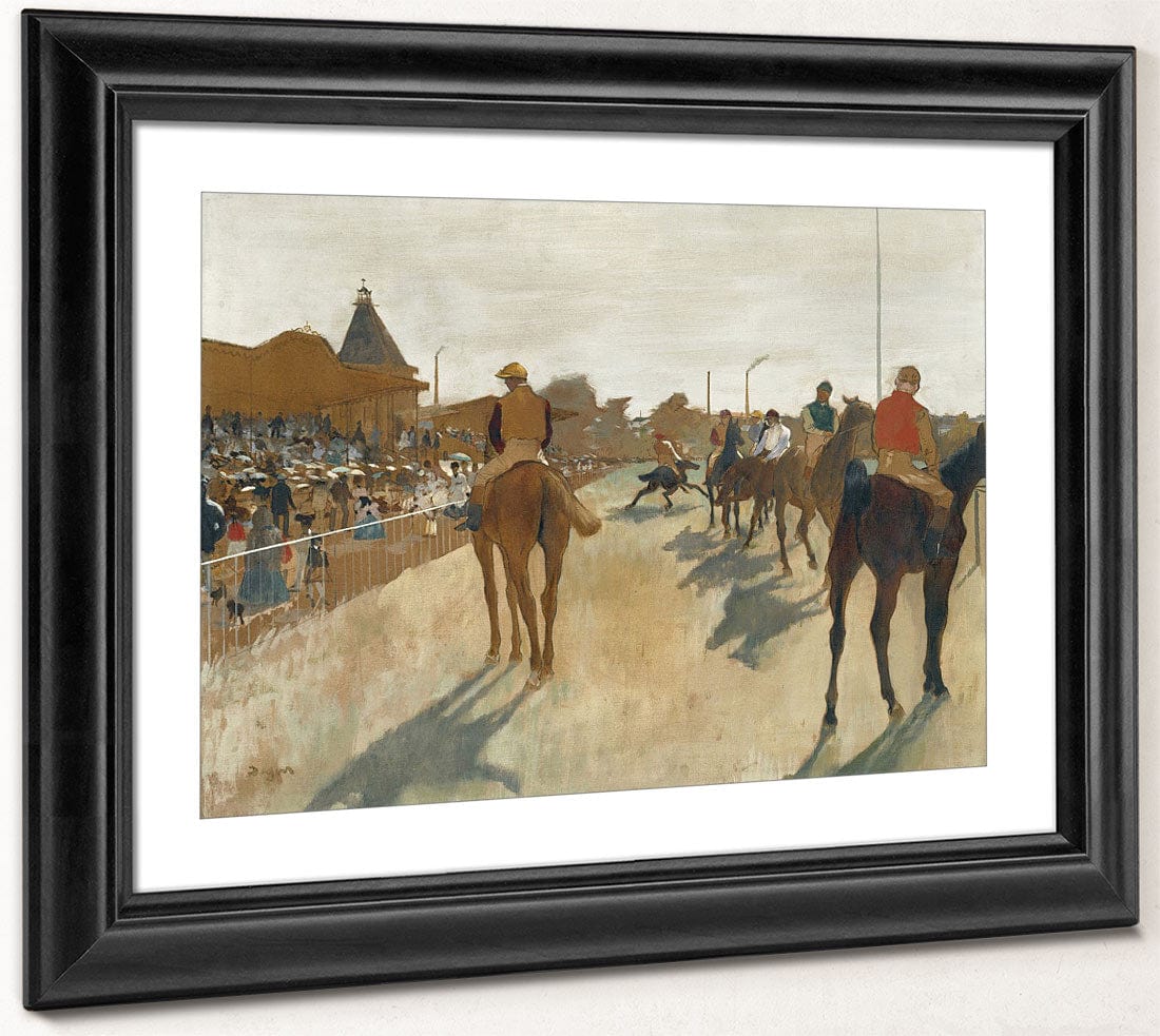 Race Horses Before The Stands, Ca. 1866 68 By Edgar Degas Fine Art Print 2