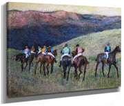 Racehorses In A Landscape By Edgar Degas Fine Art Print 2