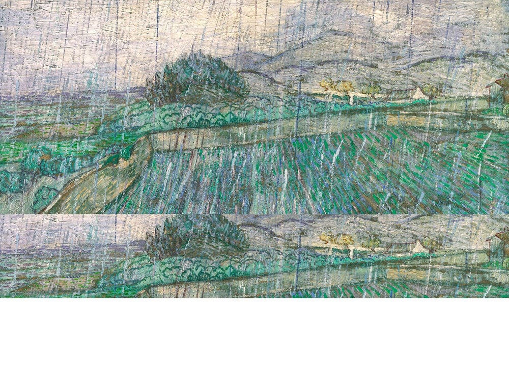 Rain By Vincent Van Gogh Fine Art Print 2