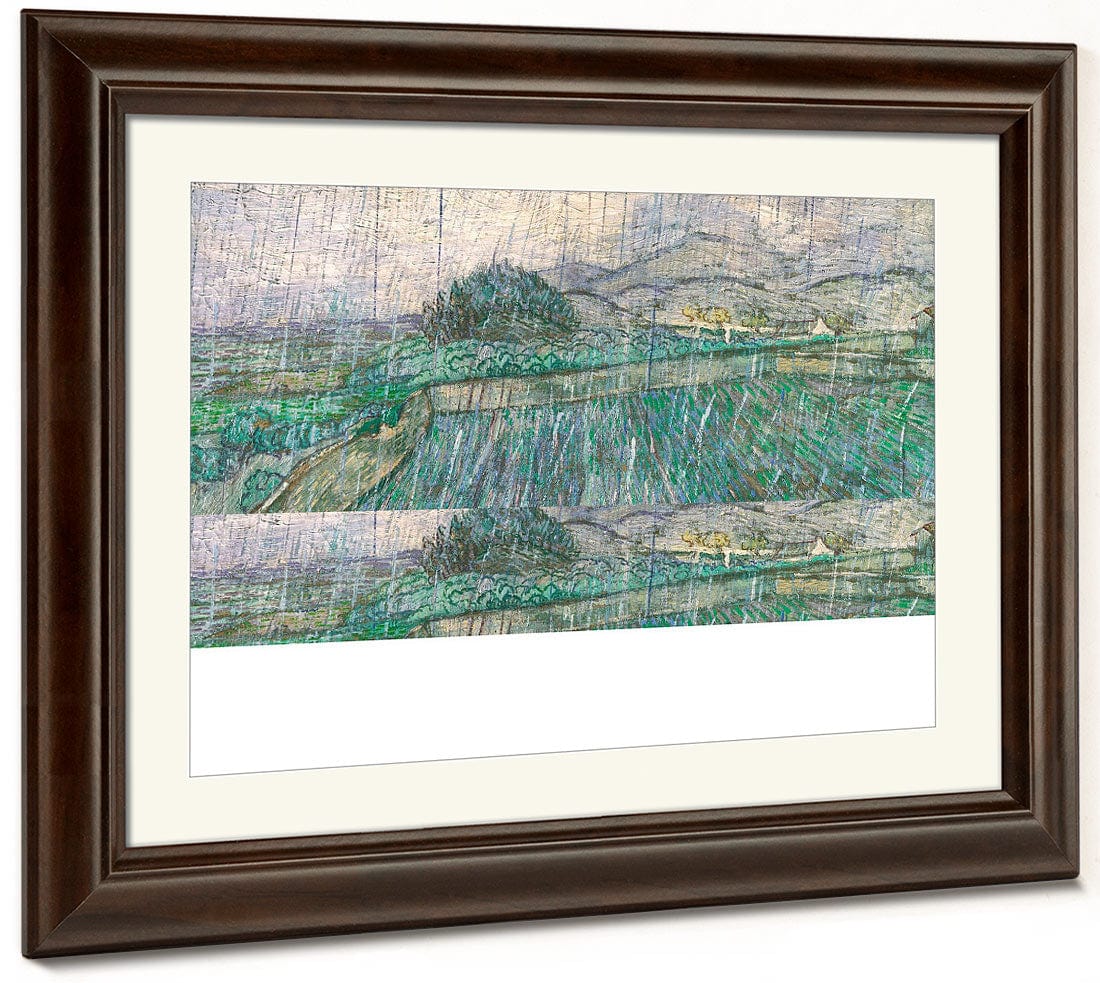 Rain By Vincent Van Gogh Fine Art Print 2