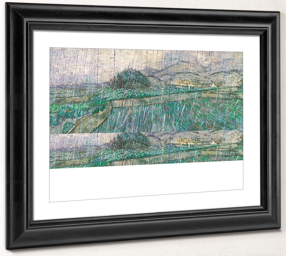 Rain By Vincent Van Gogh Fine Art Print 2