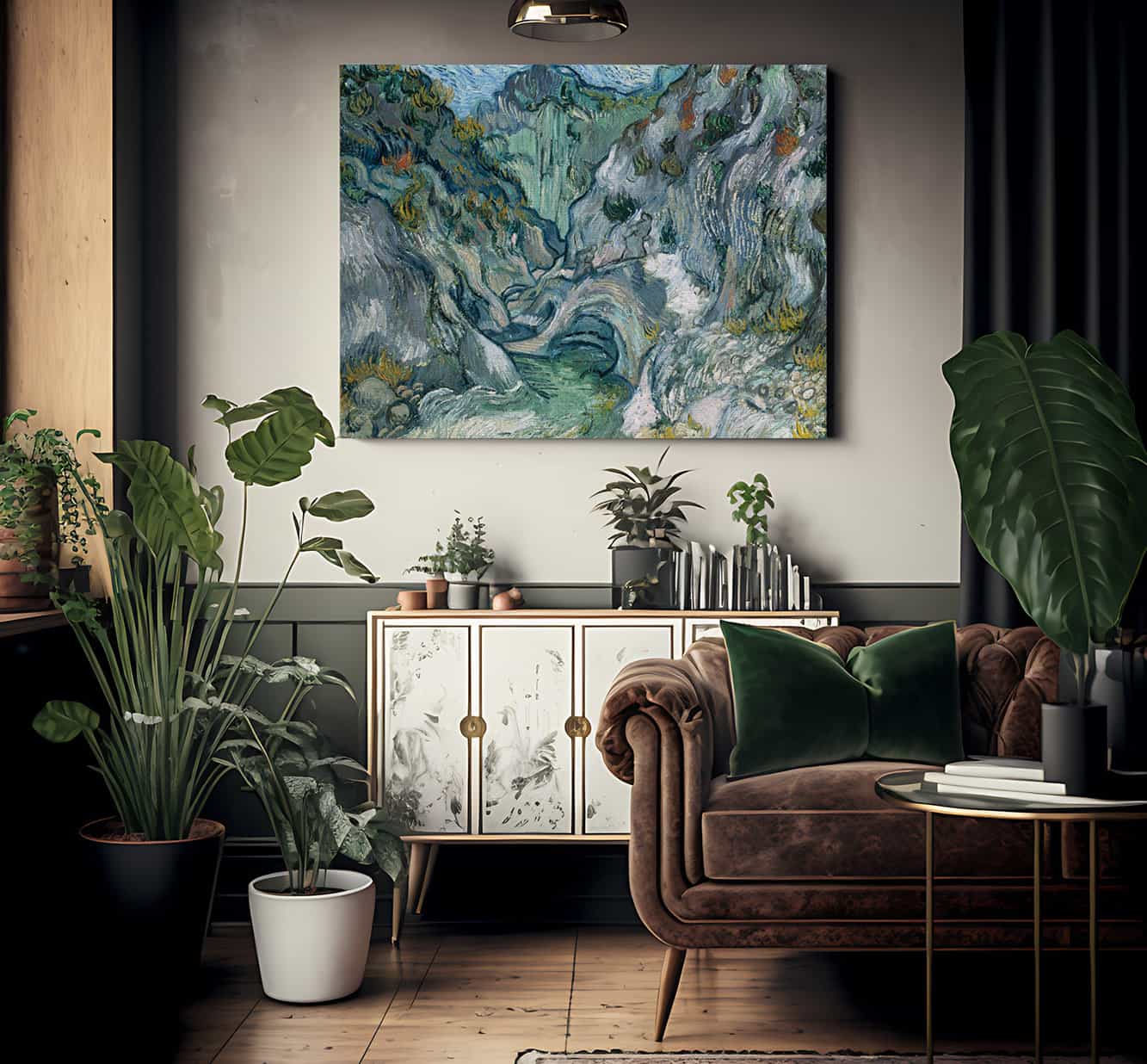 Ravine By Vincent Van Gogh Fine Art Print 2