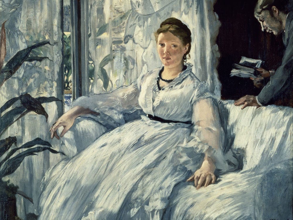 Reading By Edouard Manet Fine Art Print 2