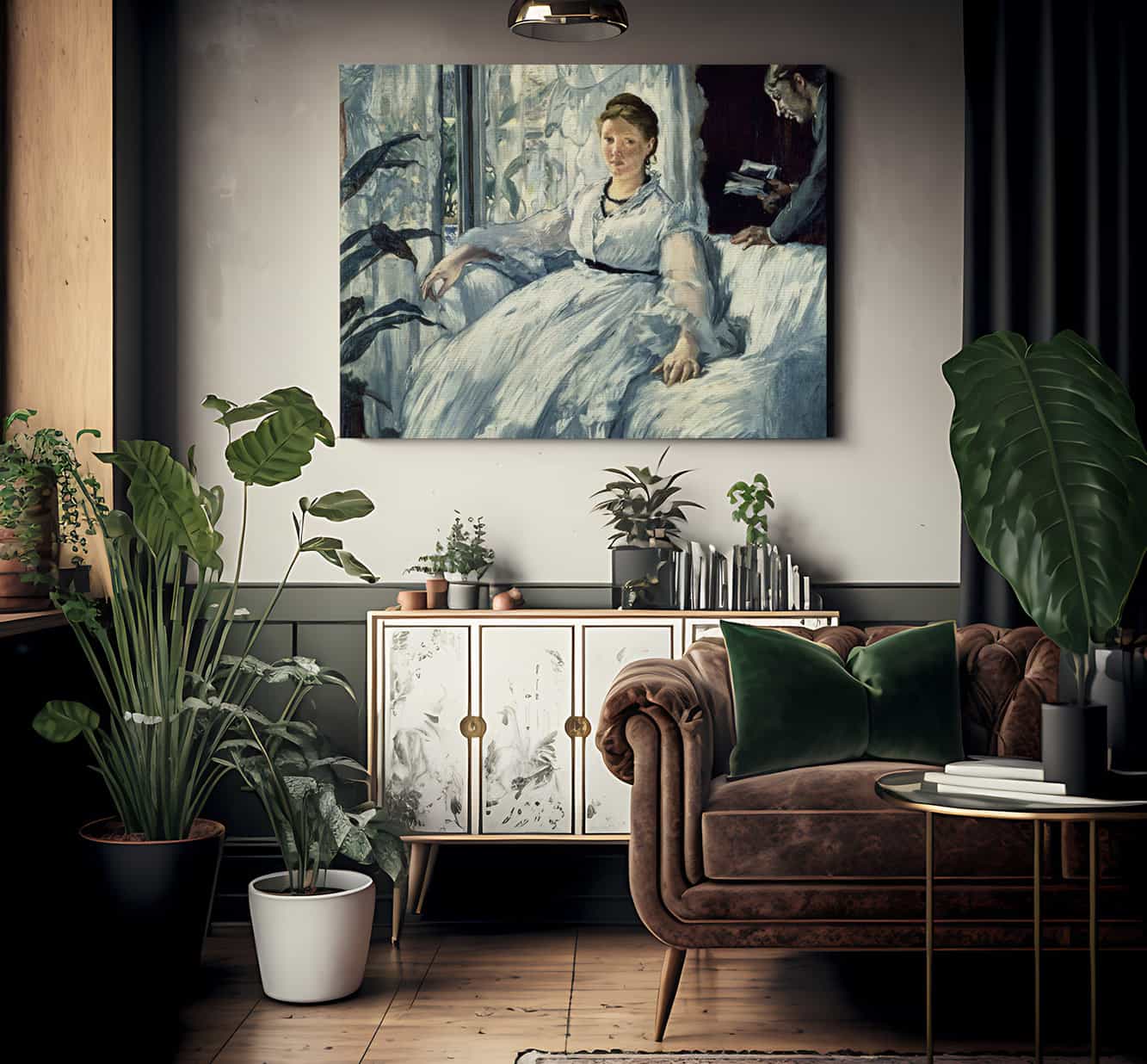 Reading By Edouard Manet Fine Art Print 2