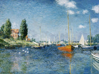 Red Boats, Argenteuil By Claude Monet Fine Art Print 2